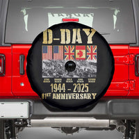 D Day 81st Anniversary Honor History Normandy WWII Spare Tire Cover