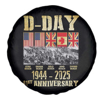 D Day 81st Anniversary Honor History Normandy WWII Spare Tire Cover