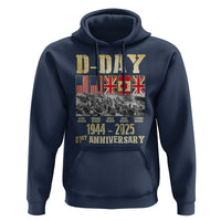 D Day 81st Anniversary Honor History Normandy WWII Hoodie