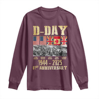 D Day 81st Anniversary Honor History Normandy WWII Long Sleeve Shirt