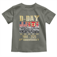 D Day 81st Anniversary Honor History Normandy WWII Toddler T Shirt