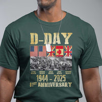 D Day 81st Anniversary Honor History Normandy WWII T Shirt