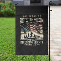 250 Years Of Protecting Freedom Defending Liberty Since 1775 Garden Flag US Military Army Birthday - Wonder Print Shop
