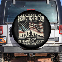 250 Years Of Protecting Freedom Defending Liberty Since 1775 Spare Tire Cover US Military Army Birthday