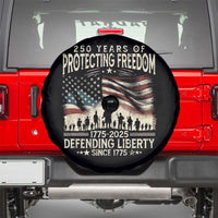 250 Years Of Protecting Freedom Defending Liberty Since 1775 Spare Tire Cover US Military Army Birthday