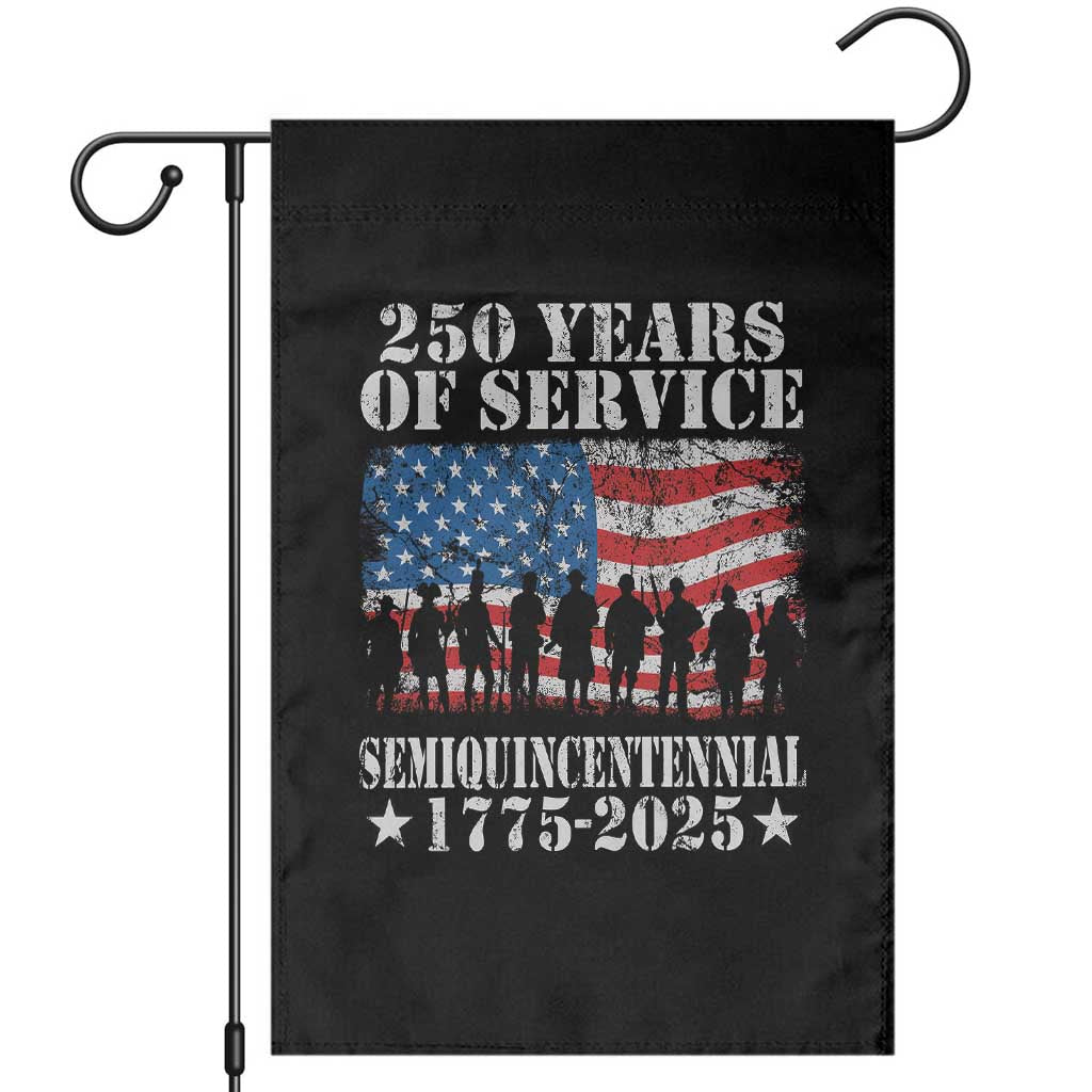 250 Years Of Service Semiquincentennial Garden Flag US Military Army Birthday American Flag - Wonder Print Shop