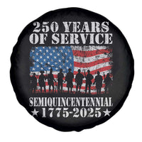 250 Years Of Service Semiquincentennial Spare Tire Cover US Military Army Birthday American Flag