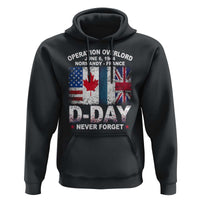 Operation Overlord D Day Normandy France WWII Never Forget Hoodie