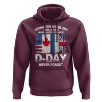Operation Overlord D Day Normandy France WWII Never Forget Hoodie