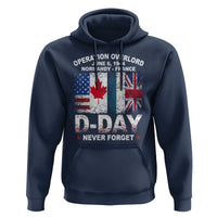 Operation Overlord D Day Normandy France WWII Never Forget Hoodie