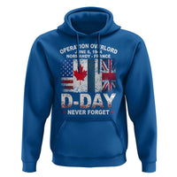 Operation Overlord D Day Normandy France WWII Never Forget Hoodie