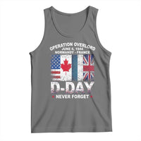 Operation Overlord D Day Normandy France WWII Never Forget Tank Top