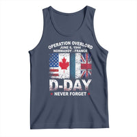 Operation Overlord D Day Normandy France WWII Never Forget Tank Top