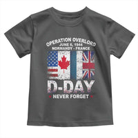 Operation Overlord D Day Normandy France WWII Never Forget Toddler T Shirt