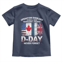 Operation Overlord D Day Normandy France WWII Never Forget Toddler T Shirt