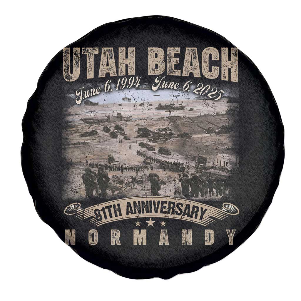 Utah Beach D Day 81 ST Anniversary Honor History Normandy WWII Spare Tire Cover