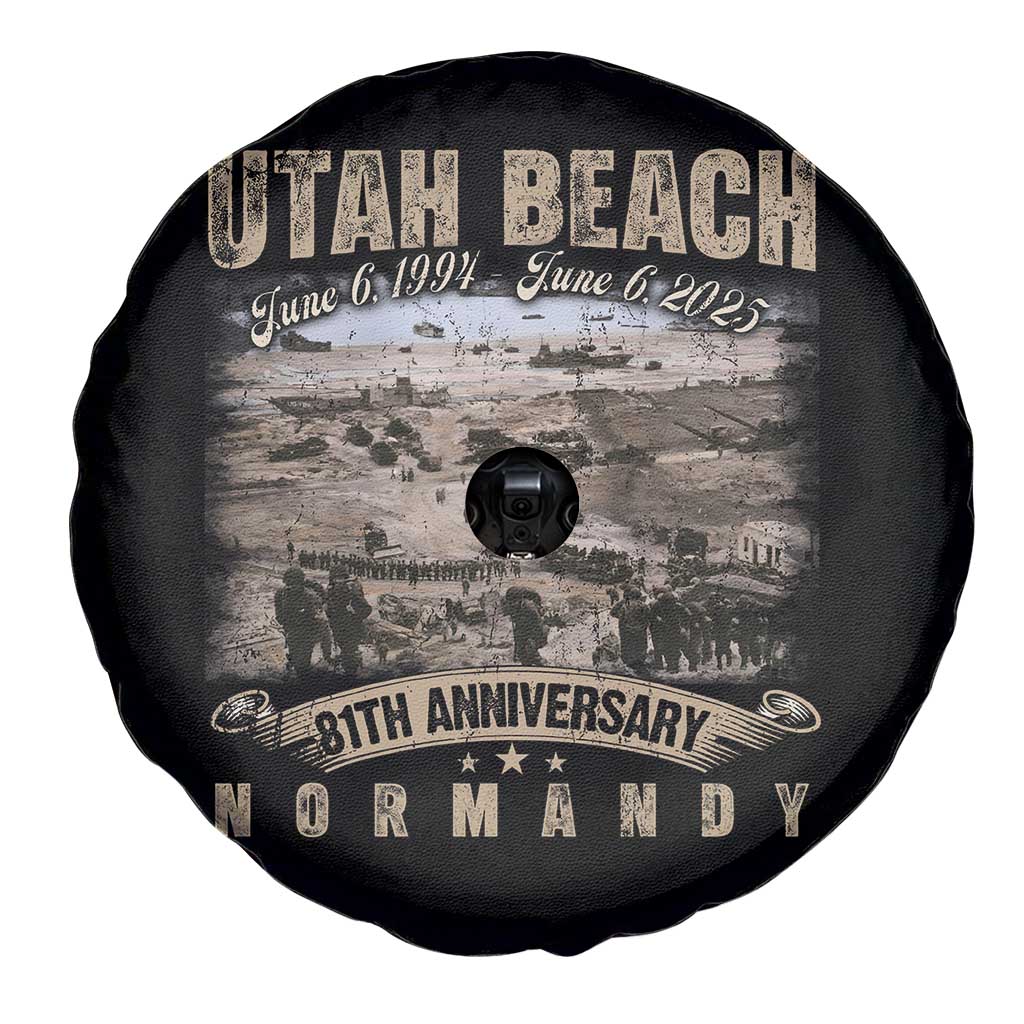 Utah Beach D Day 81 ST Anniversary Honor History Normandy WWII Spare Tire Cover