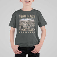 Utah Beach D Day 81 ST Anniversary Honor History Normandy WWII T Shirt For Kid