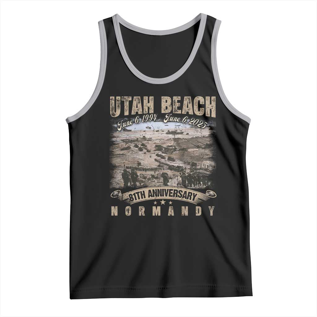 Utah Beach D Day 81 ST Anniversary Honor History Normandy WWII Tank Top