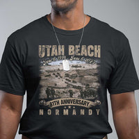 Utah Beach D Day 81 ST Anniversary Honor History Normandy WWII T Shirt