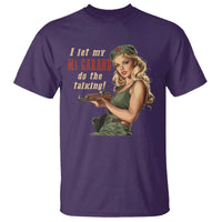 I Let My M1 Garand Do The Talking T Shirt WWII Pin Up