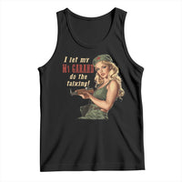 I Let My M1 Garand Do The Talking Tank Top WWII Pin Up