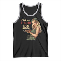 I Let My M1 Garand Do The Talking Tank Top WWII Pin Up