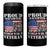 Proud Daughter Of A World War II Veteran 4 in 1 Can Cooler Tumbler American Flag Army Boots - Wonder Print Shop