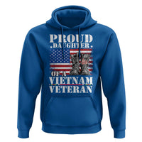 Proud Daughter Of A Vietnam Veteran Hoodie American Flag Army Boots