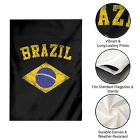 Vintage Brazil Flag Patriotic Brazilian Pride Garden Flag