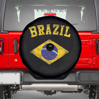 Vintage Brazil Flag Patriotic Brazilian Pride Spare Tire Cover