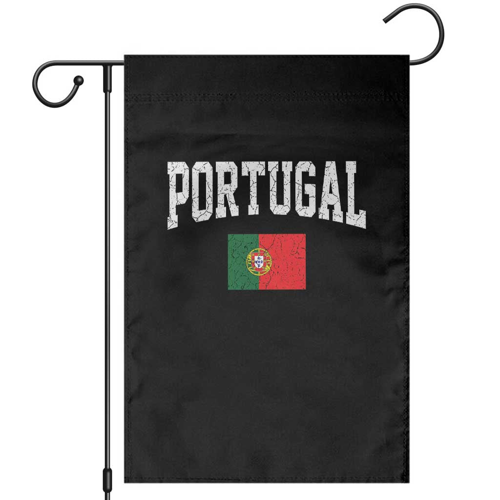 Vintage Portugal Flag Portuguese Pride Throwback Design Garden Flag