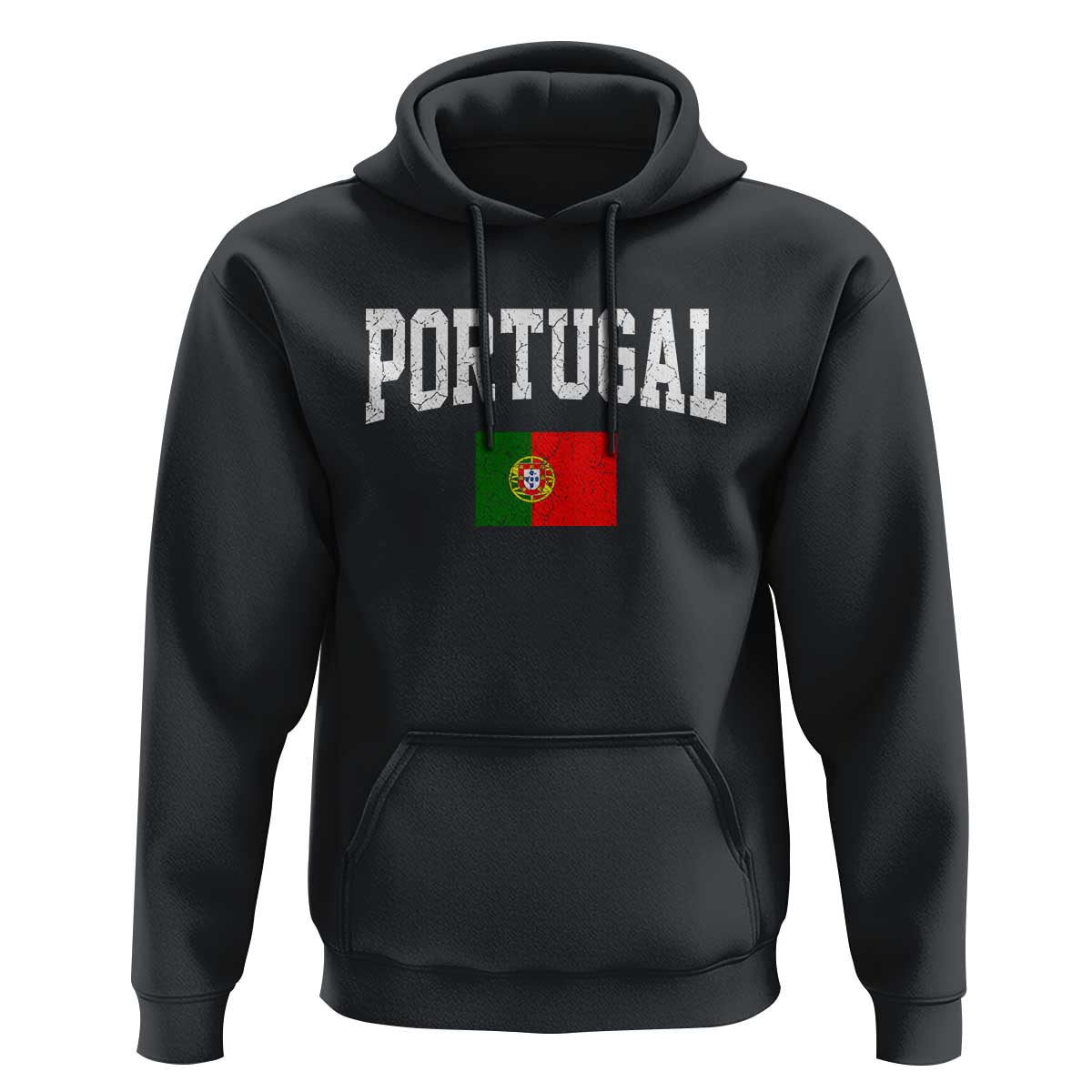 Vintage Portugal Flag Portuguese Pride Throwback Design Hoodie