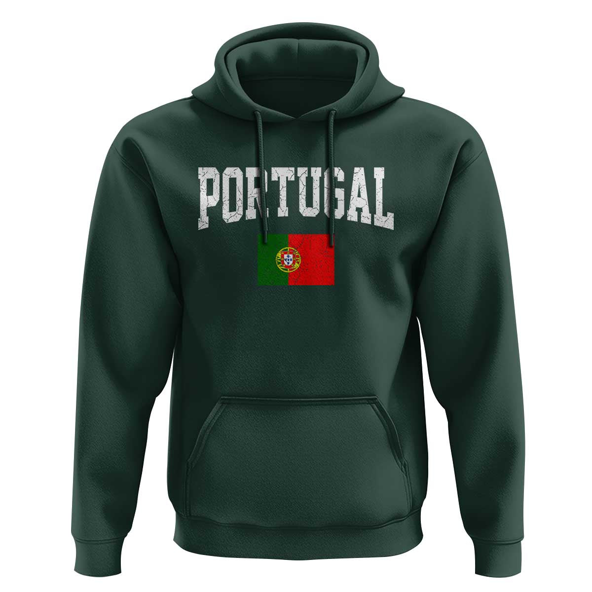 Vintage Portugal Flag Portuguese Pride Throwback Design Hoodie