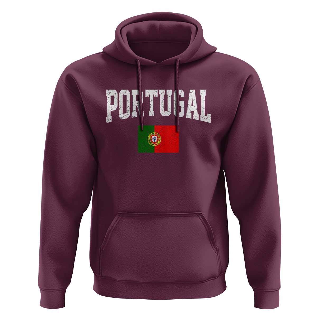 Vintage Portugal Flag Portuguese Pride Throwback Design Hoodie