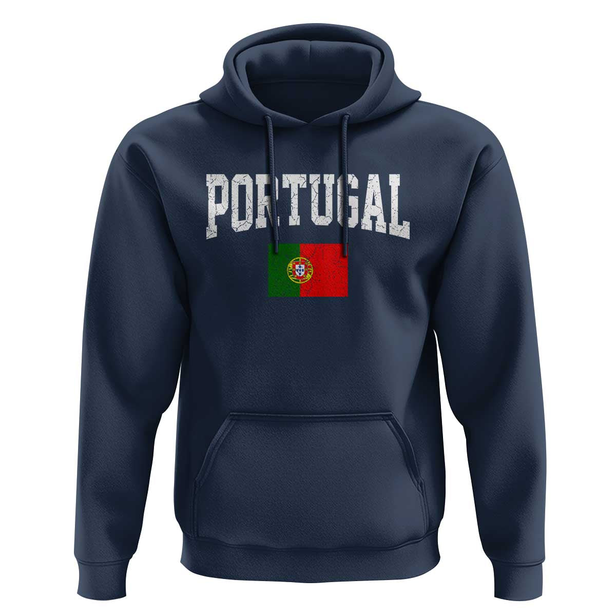 Vintage Portugal Flag Portuguese Pride Throwback Design Hoodie