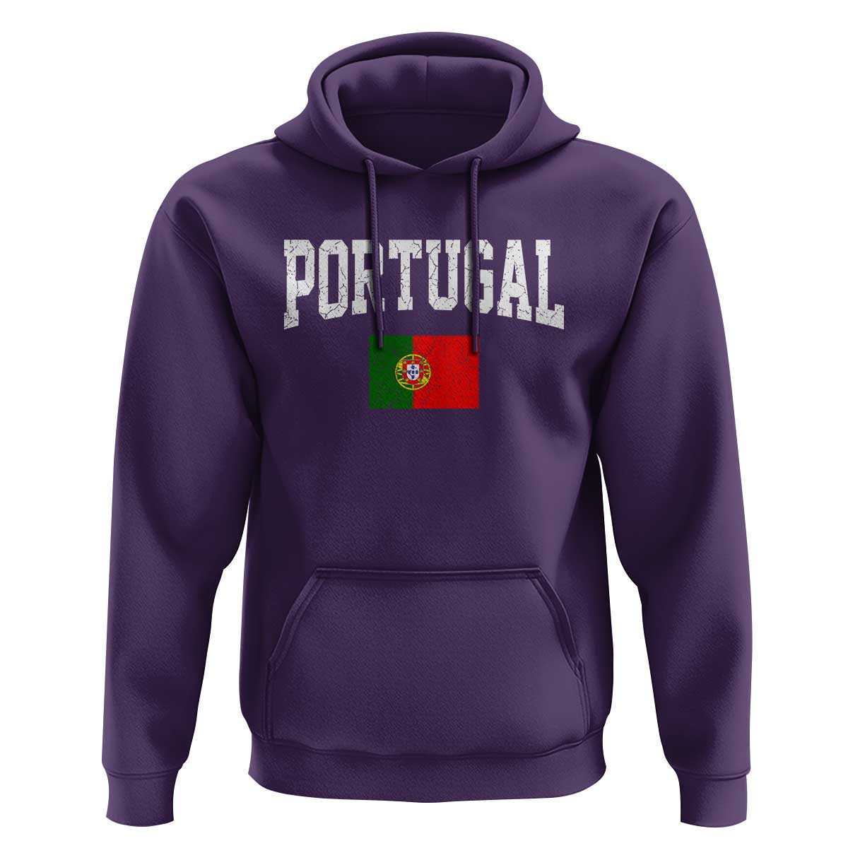 Vintage Portugal Flag Portuguese Pride Throwback Design Hoodie