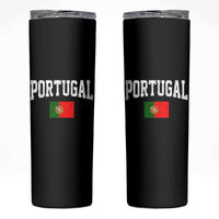 Vintage Portugal Flag Portuguese Pride Throwback Design Skinny Tumbler