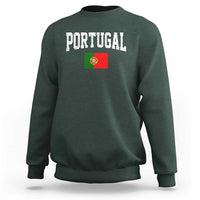 Vintage Portugal Flag Portuguese Pride Throwback Design Sweatshirt