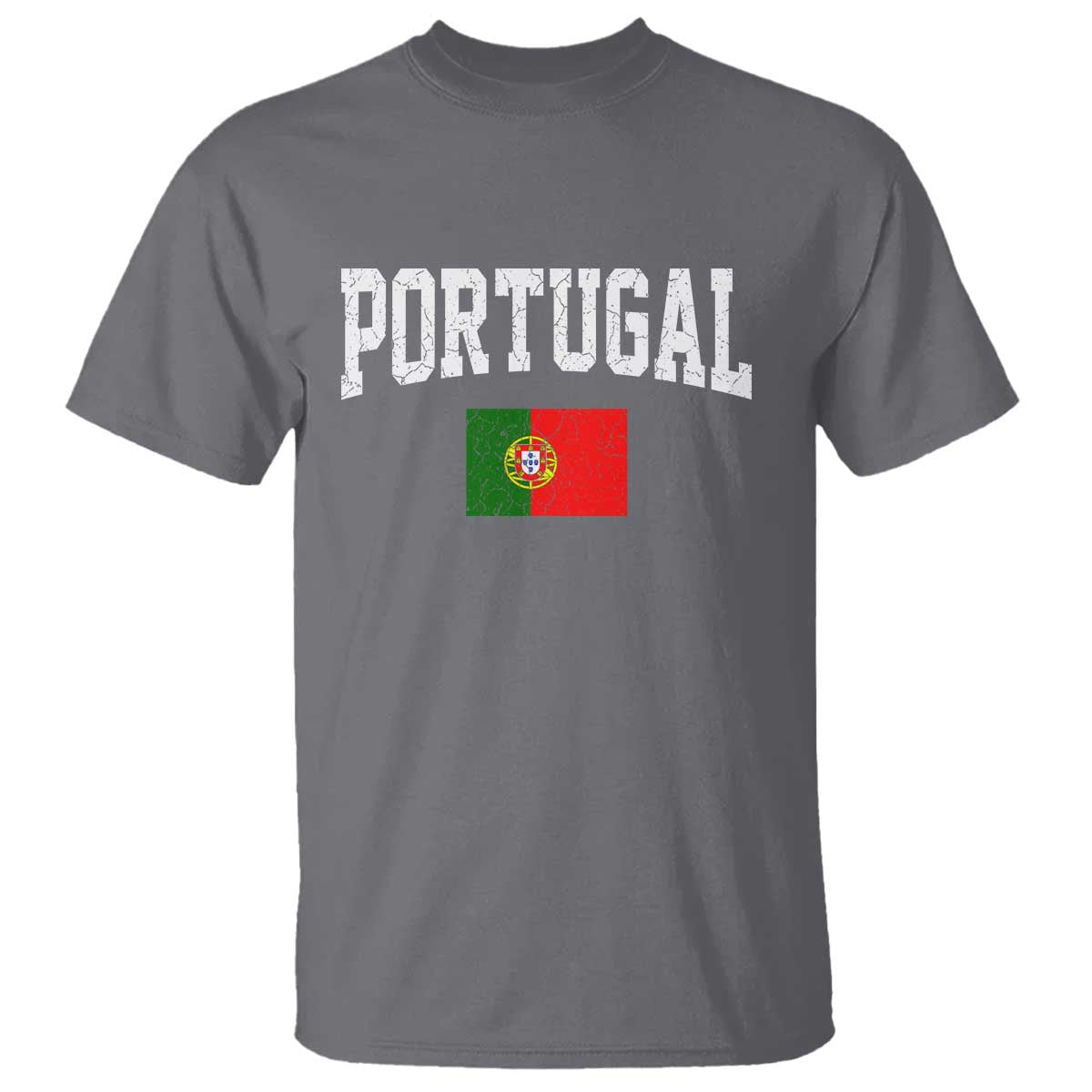 Vintage Portugal Flag Portuguese Pride Throwback Design T Shirt