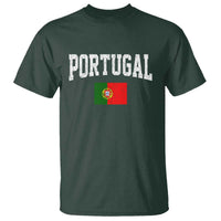 Vintage Portugal Flag Portuguese Pride Throwback Design T Shirt