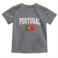 Vintage Portugal Flag Portuguese Pride Throwback Design Toddler T Shirt