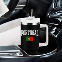 Vintage Portugal Flag Portuguese Pride Throwback Design Tumbler With Handle