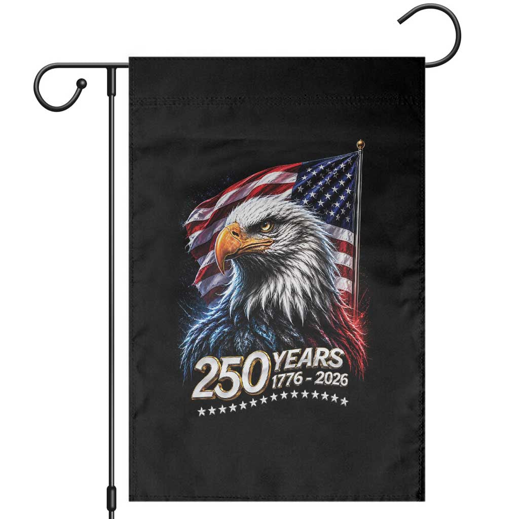 250 Years USA 250th Anniversary Garden Flag Patriotic Eagle 4th of July