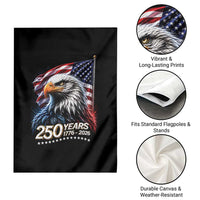 250 Years USA 250th Anniversary Garden Flag Patriotic Eagle 4th of July
