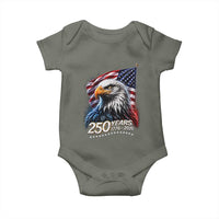 250 Years USA 250th Anniversary Baby Onesie Patriotic Eagle 4th of July