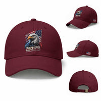 250 Years USA 250th Anniversary Baseball Cap Patriotic Eagle 4th of July