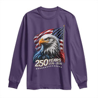 250 Years USA 250th Anniversary Long Sleeve Shirt Patriotic Eagle 4th of July