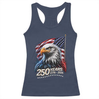250 Years USA 250th Anniversary Racerback Tank Top Patriotic Eagle 4th of July