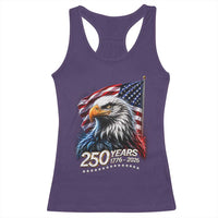 250 Years USA 250th Anniversary Racerback Tank Top Patriotic Eagle 4th of July